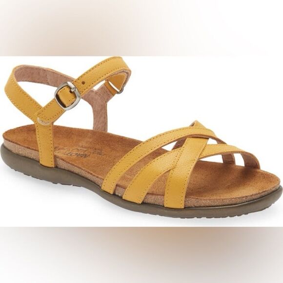 NEW NAOT Patricia Leather Women’s Sandal in Marigold Size 40 EU - Picture 2 of 16